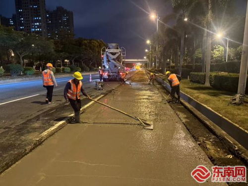 翔安大道路面修復工程有序推進 預計12月底前完成